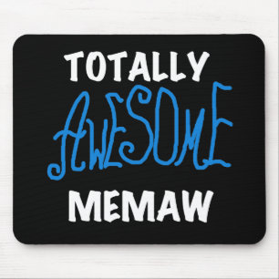 Totalt enorma Memaw blåttT-tröja Musmatta