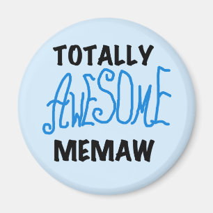 Totalt enorma Memaw blåttT-tröja och gåvor Magnet