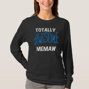 Totalt enorma Memaw blåttT-tröja Tee