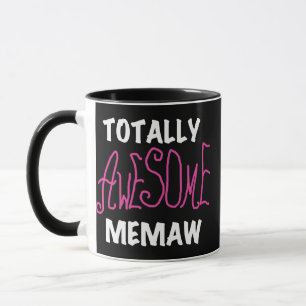 Totalt enorma Memaw rosa T-tröja och gåvor Mugg