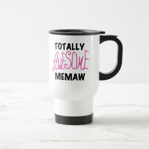 Totalt enorma Memaw rosa T-tröja och gåvor Resemugg