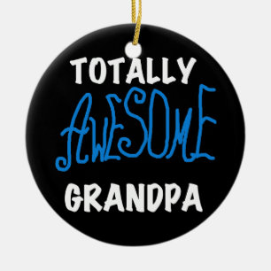 Totalt enorma morfarT-tröja och gåvor Julgransprydnad Keramik