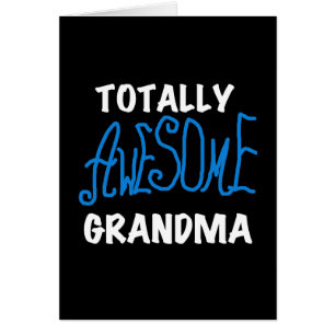 Totalt enorma mormorblåttTshirts och gåvor Hälsningskort