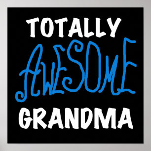 Totalt enorma mormorblåttTshirts och gåvor Poster