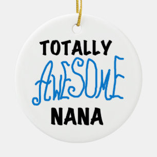 Totalt enorma Nana blåttT-tröja och gåvor Julgransprydnad Keramik