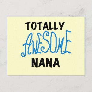 Totalt enorma Nana blåttT-tröja och gåvor Vykort