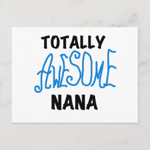 Totalt enorma Nana blåttT-tröja och gåvor Vykort