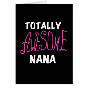 Totalt enorma Nana rosa T-tröja och gåvor OBS Kort