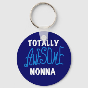 Totalt enorma Nonna blåttT-tröja och gåvor Nyckelring