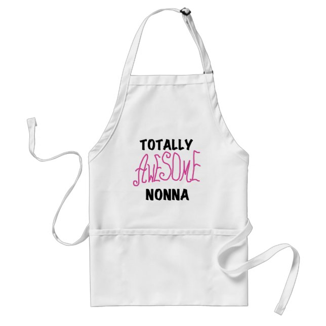 Totalt enorma Nonna rosa T-tröja och gåvor Förkläde (Framsidan)