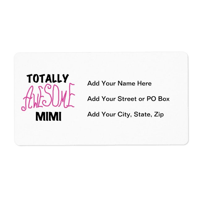 Totalt enorma T-tröja och gåvor för rosor Mimi Fraktsedel (Framsidan)