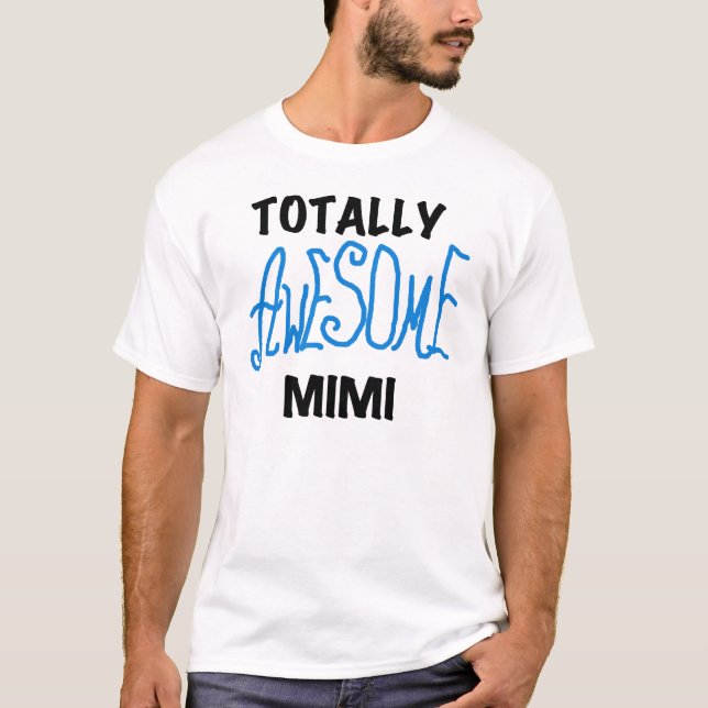 Totalt enorma Tshirts och gåvor för blått Mimi (Framsida)