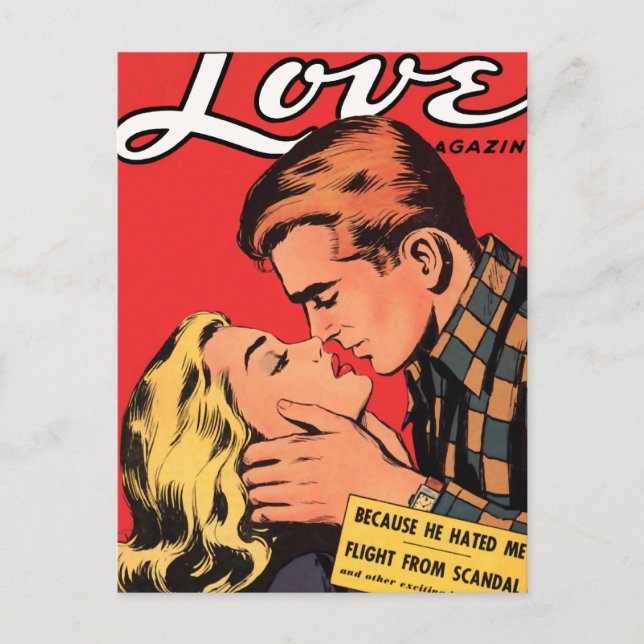 Totalt förälskat vykort (Framsida)