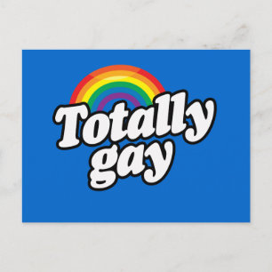 TOTALT GAY RAINBOW -.png Vykort