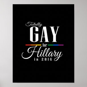 TOTALT GLATT FÖR HILLARY - .PNG POSTER