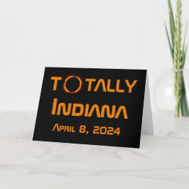 Totalt Indiana 2024 Solar Eclipse Kort