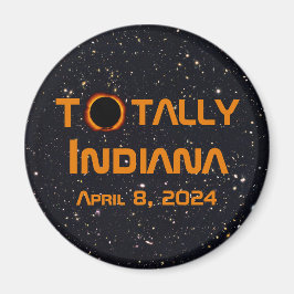 Totalt Indiana 2024 Solar Eclipse Magnet