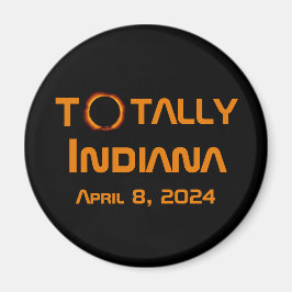Totalt Indiana 2024 Solar Eclipse Magnet
