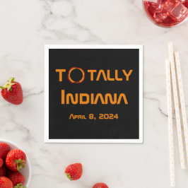 Totalt Indiana 2024 Solar Eclipse Pappersservett