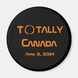 Totalt Kanada 2024 Solar Eclipse Magnet