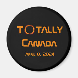 Totalt Kanada 2024 Solar Eclipse Magnet