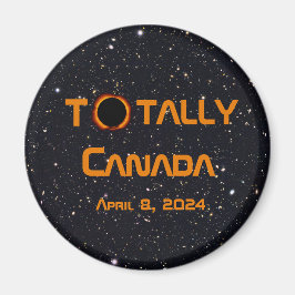 Totalt Kanada 2024 Solar Eclipse Magnet