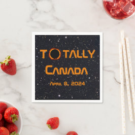 Totalt Kanada 2024 Solar Eclipse Pappersservett
