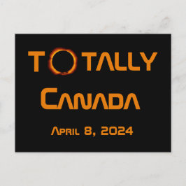 Totalt Kanada 2024 Solar Eclipse Vykort