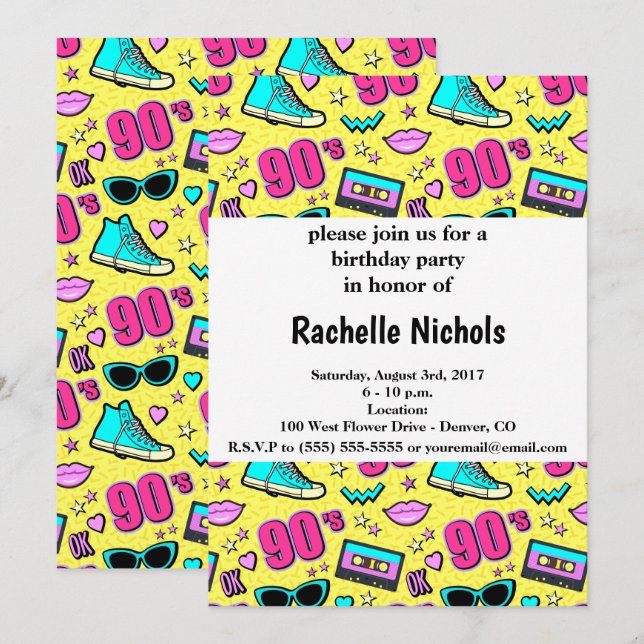 Totalt mönstrad 90-tal inbjudningar (Fram/baksida)