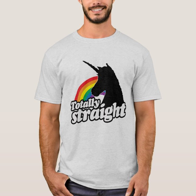 TOTALT RAK UNICORN - .PNG TEE (Framsida)