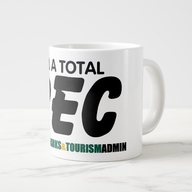 Totalt Rec Jumbo Mugg - Gröntens teckensnitt (Framsida höger)