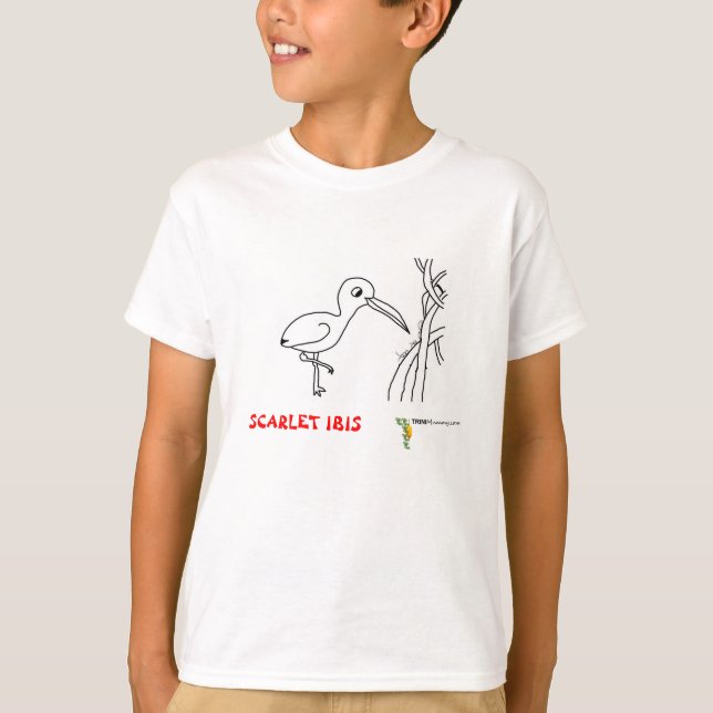 Totalt röd Trini scharlakansröd Ibis T-tröja T Shirt (Framsida)
