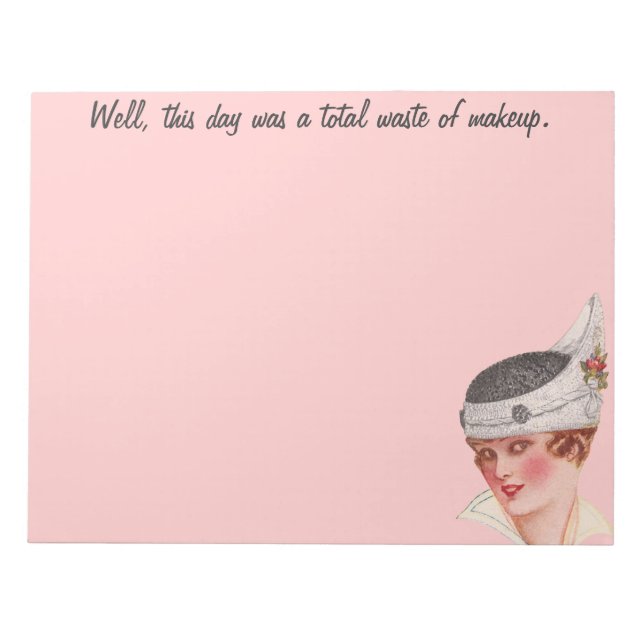 Totalt Slösa av Makeup Anteckningsblock (Framsida)