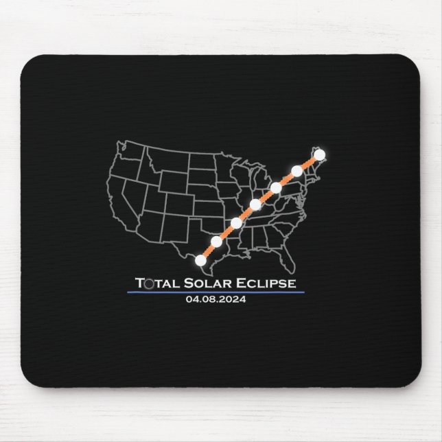 Totalt Solar Eclipse april 2024 Musmatta (Framsidan)