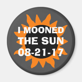 Totalt Solar Eclipse I Mooned Sol Magnet