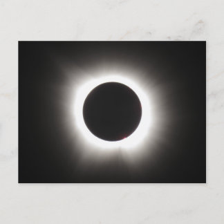 Totalt Solärt Eclipse-vykort Vykort