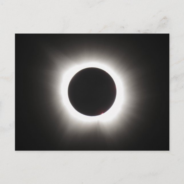 Totalt Solärt Eclipse-vykort Vykort (Framsida)