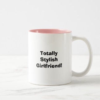 Totalt stilfull flickvän! Två-Tonad mugg