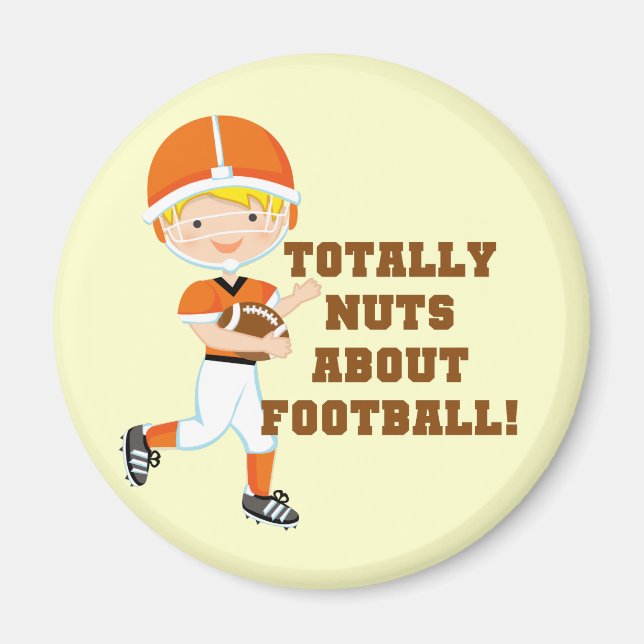 Totalt tokigt om fotboll magnet (Framsidan)