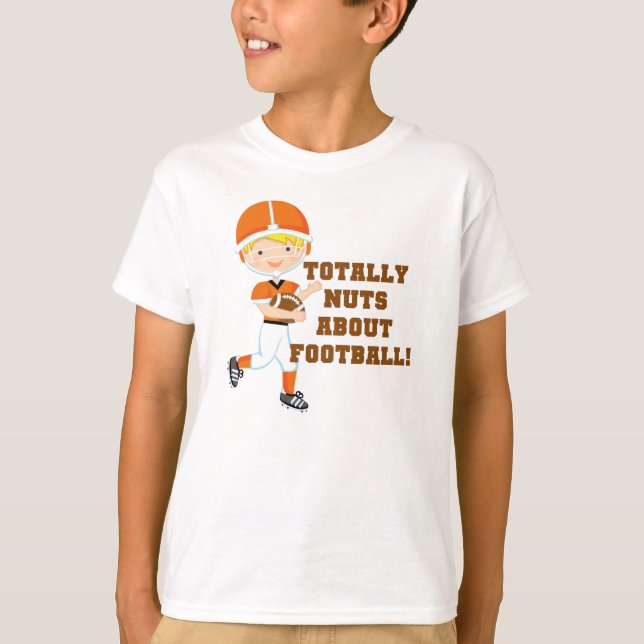 Totalt tokigt om fotboll tee shirt (Framsida)