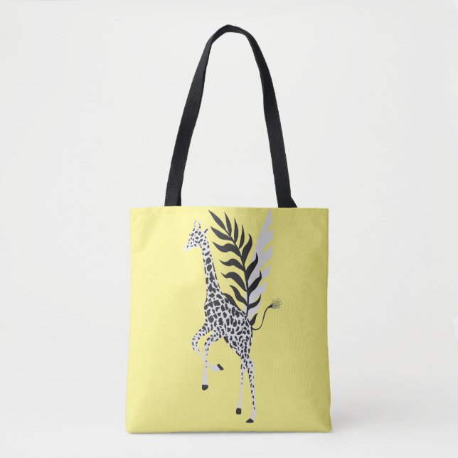 totbag jaune wildlife friendship tygkasse (Framsida)
