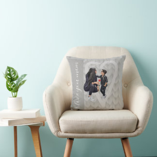 Tote A gentleman's hälsning på Mors dag. Kudde