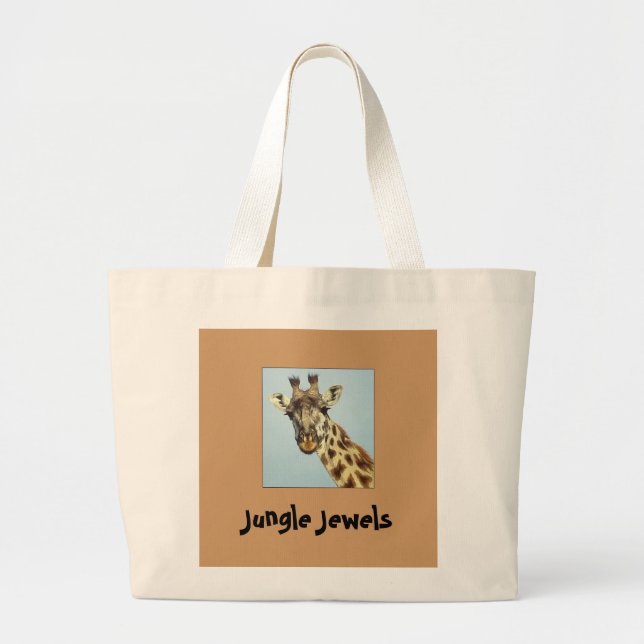 Tote A Giraffe Jumbo Tygkasse (Framsidan)
