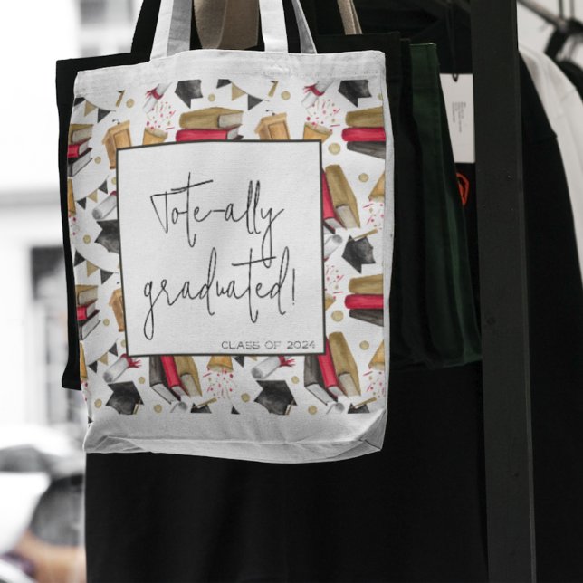 Tote-ally Graduated Grad Brother Gift School Tygkasse (Skapare uppladdad)