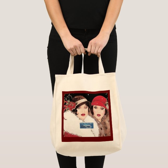 Tote Bag 9 Burg(Winter Red 2) RFPMDesigns ©️2024 Tygkasse (Framsida (produkt))