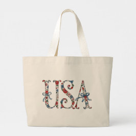 Tote Bag-American Independence Tote Bag Jumbo Tygkasse