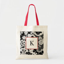 TOTE BAG ANPASSNINGSBAR INITIAL ANTIQUE SNÖRE MÖNS