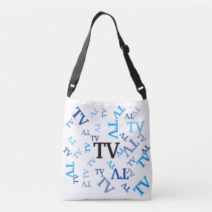 Tote Bag (ao) - Blue Initialer Axelväska
