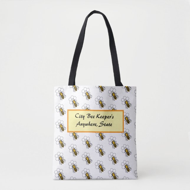 Tote Bag (ao) - City Bee Keeper Group Tygkasse (Framsida)