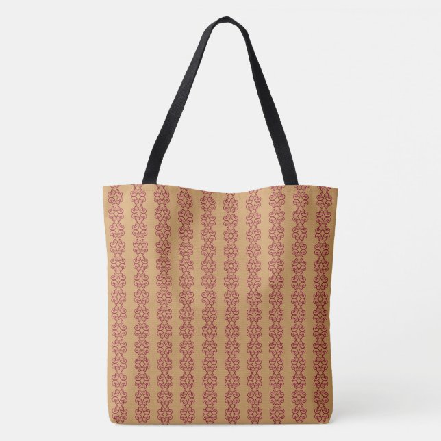 Tote Bag (ao) - Curled XS Tygkasse (Baksida)